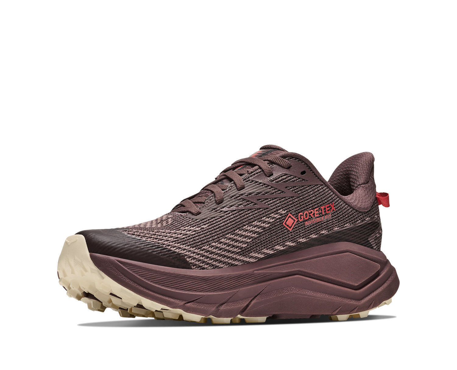 Hoka Challenger 8 GTX Damen Trailrunningschuhe Laufschuhe dunkelrot