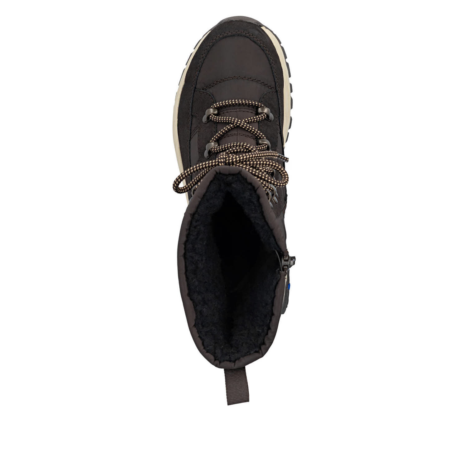 Rieker HWK Damen Stiefel Damen Schnürstiefel Winterstiefel braun