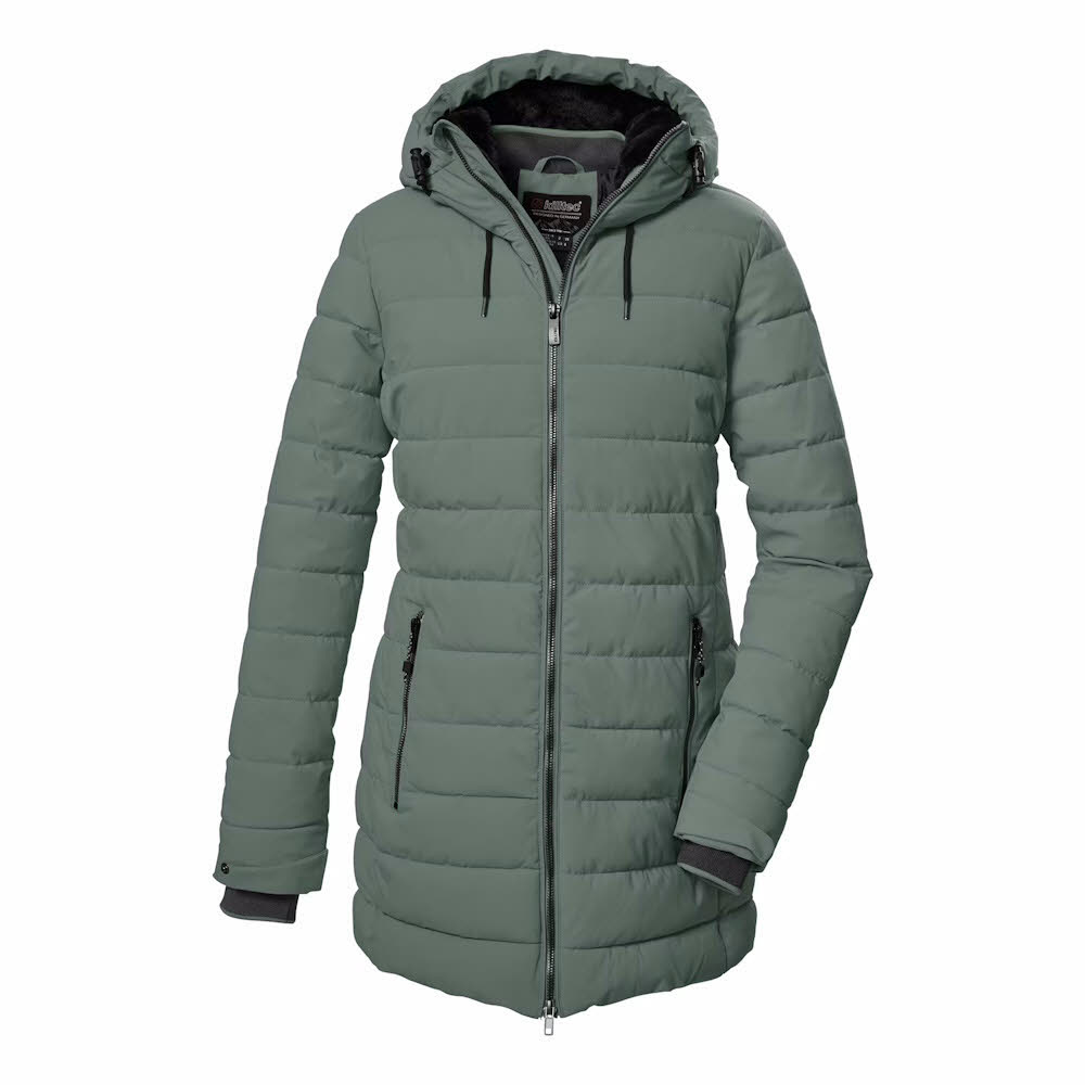 Killtec KOW 55 WMN QLTD PRK Damen Steppparka Freizeitmantel grün