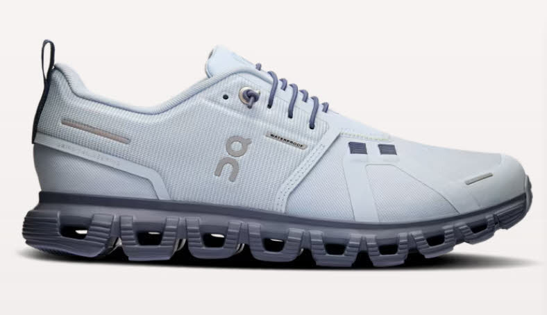 ON Cloud 6 WP Sneaker Freizeitschuh wasserdicht Damen hellblau