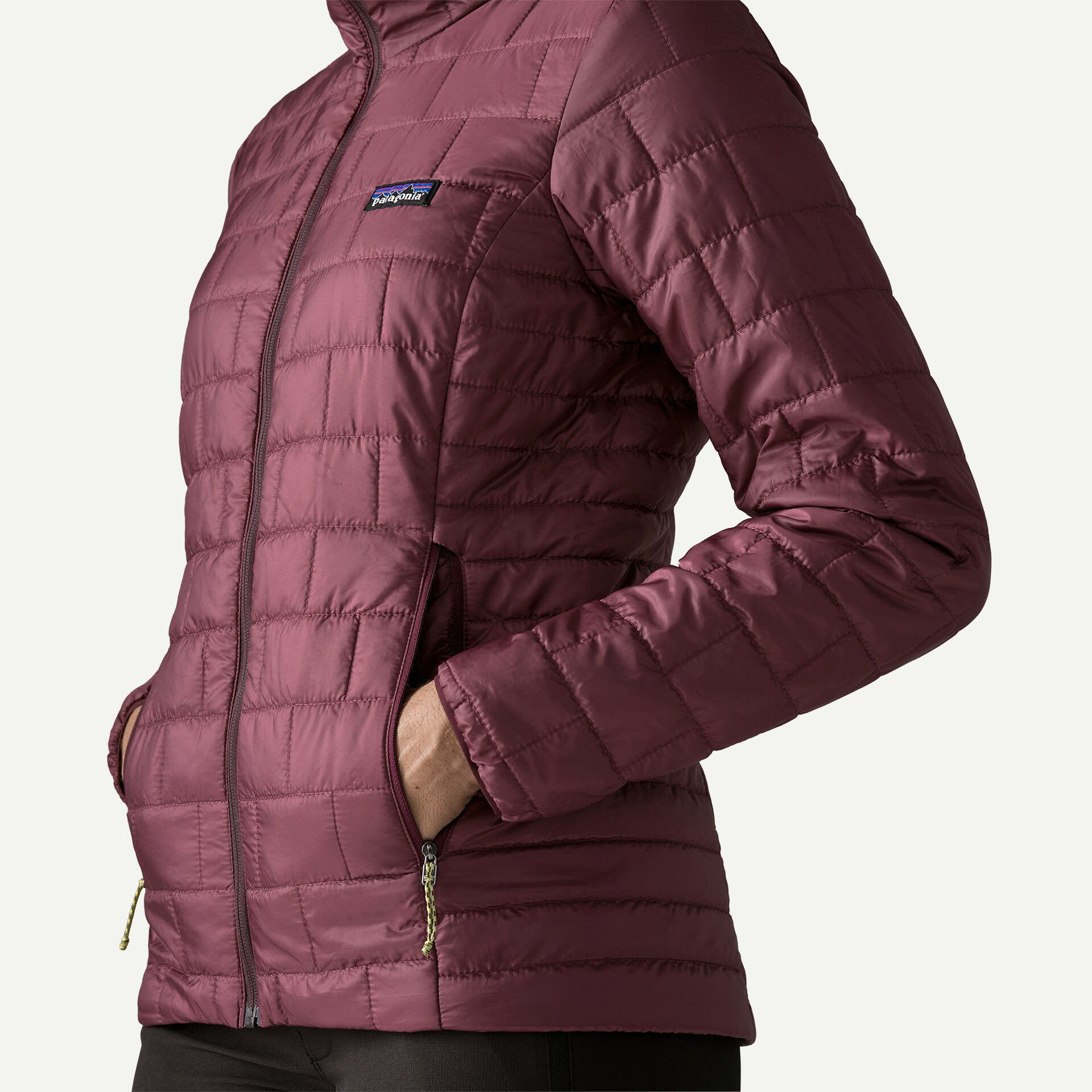 Patagonia Nano Puff Hoody Damen Daunenjacke Outdoorjacke berry fig