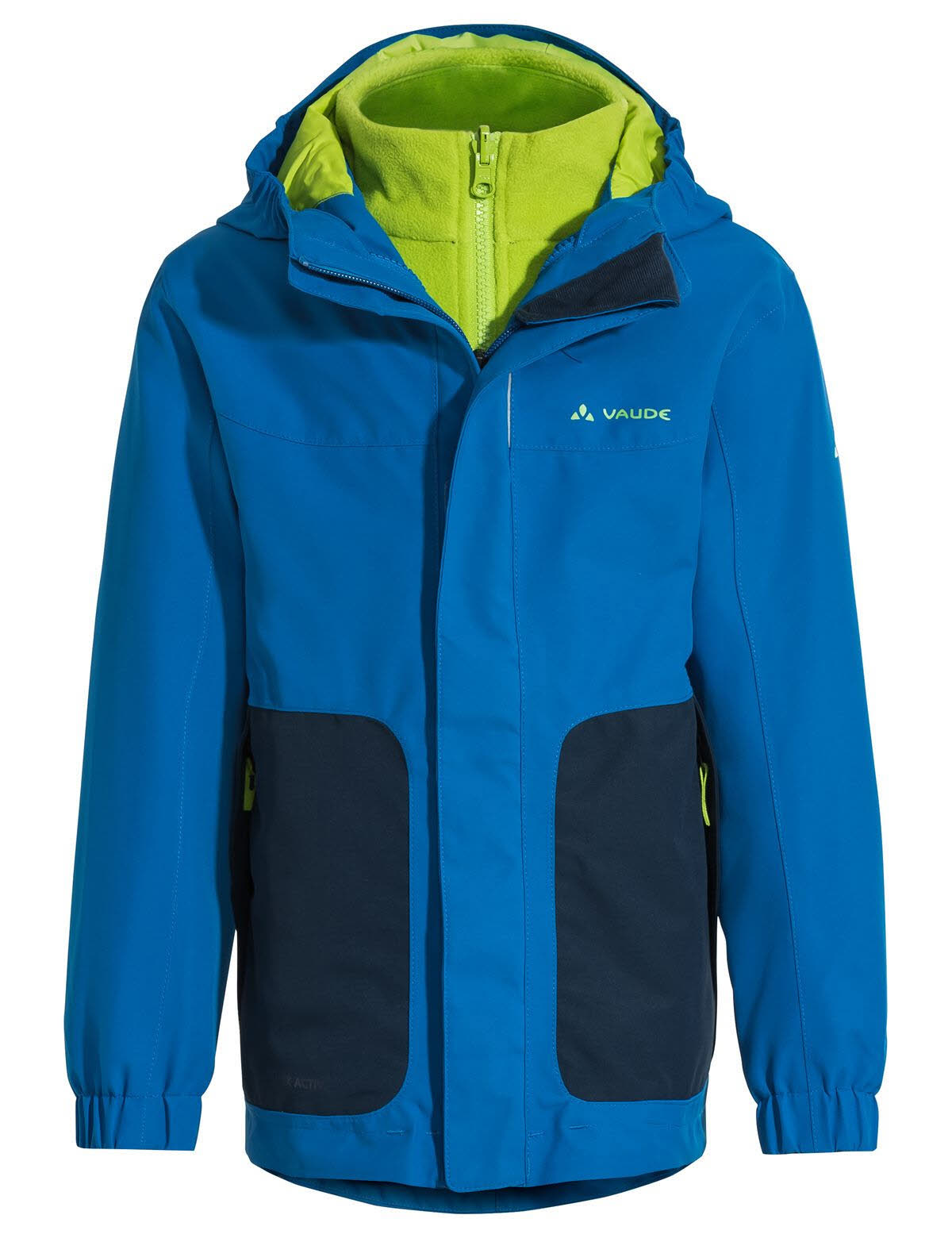 Vaude Kids Campfire 3in1 Jacket IV Kinder Doppeljacke Outdoorjacke blau NEU