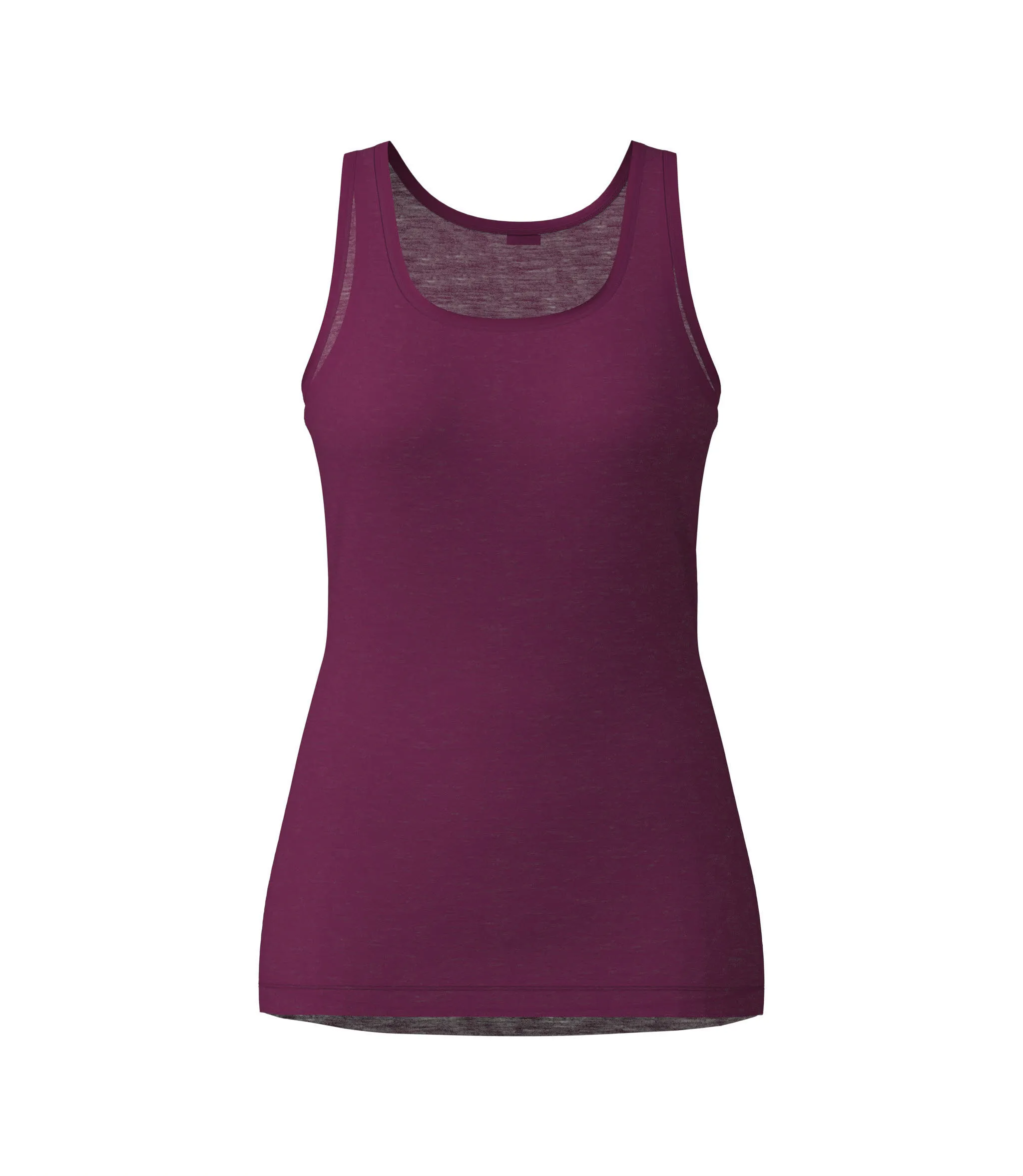 Löffler SINGLET MERINO LIGHT Damen Top Funktionsunterwäsche bordeaux