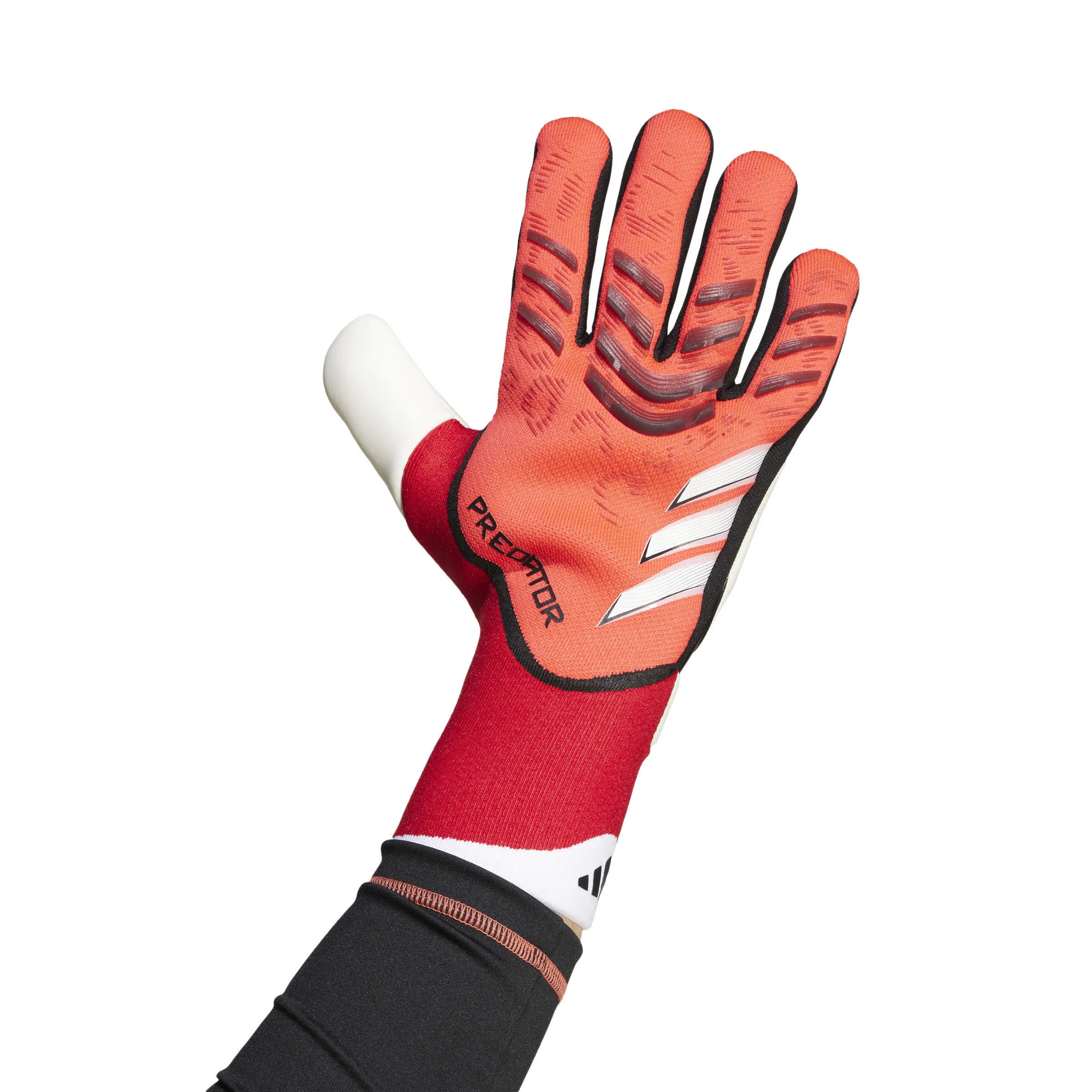 adidas PREDATOR PRO GLOVES Unisex Torwarthandschuhe rot/schwarz/weiß