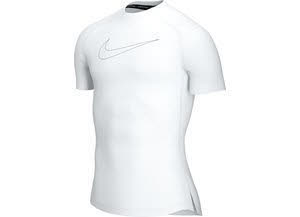 NIKE PRO DRI-FIT MEN'S TIGHT Herren Funktionsshirt Trainingsshirt Sportshirt weiß NEU