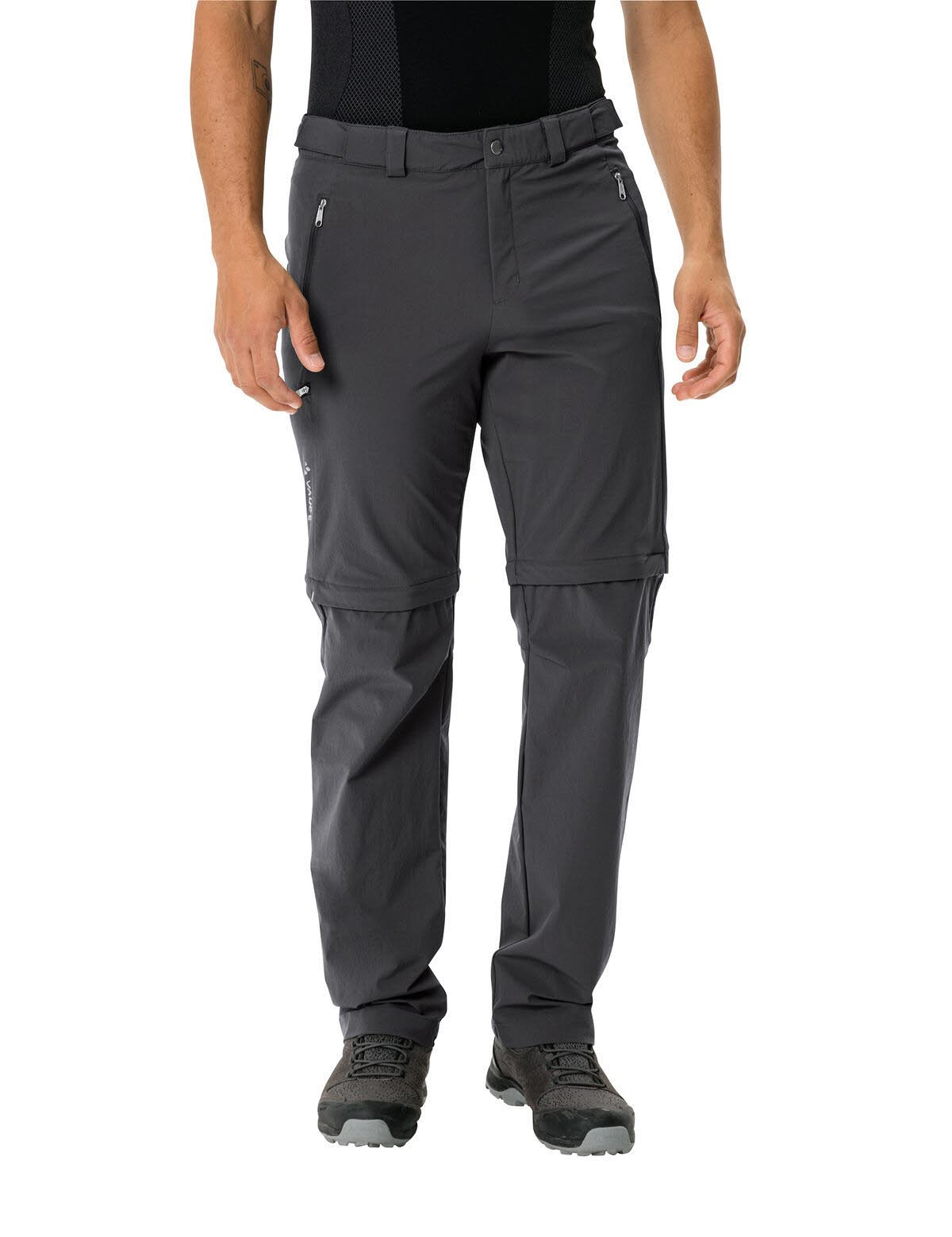 Vaude Farley Stretch Pants Wanderhose Zippoff Herren schwarz NEU