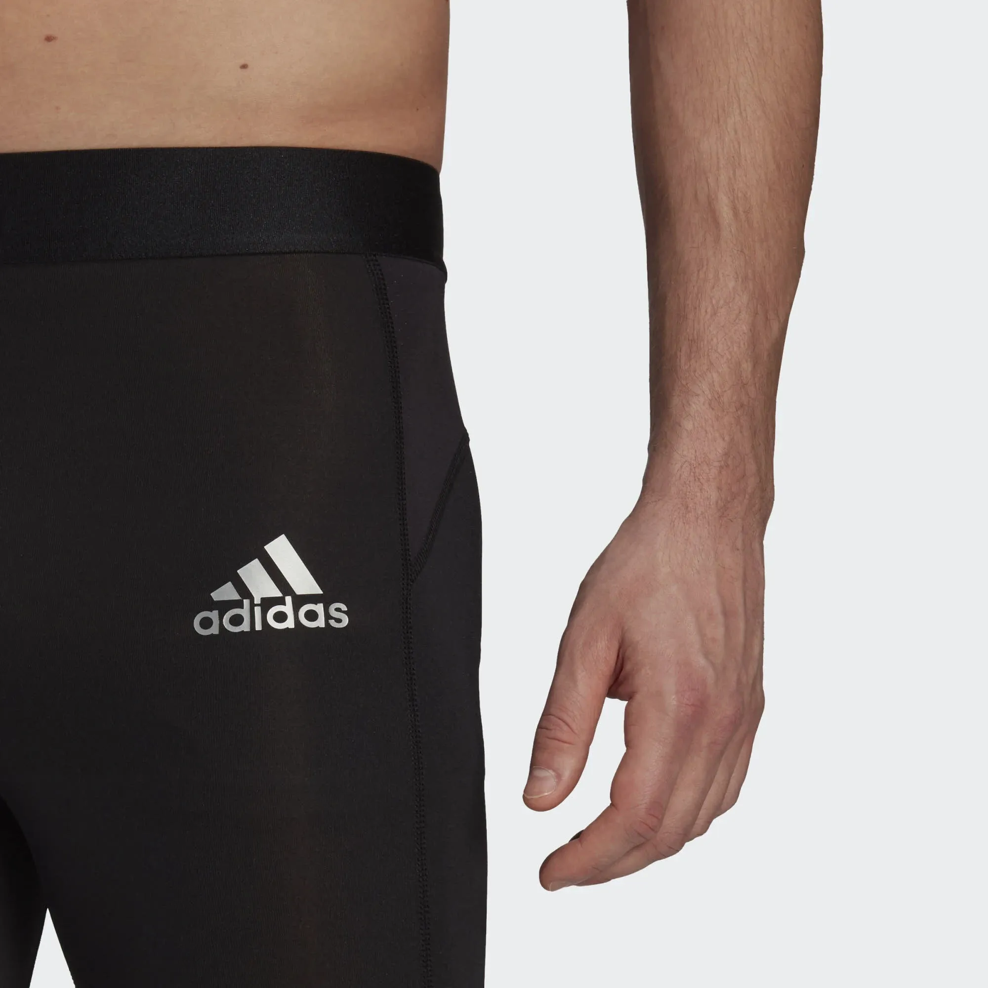 adidas Techfit LONG TIGHT M Herren lange Unterhose Sporttight Trainingstight schwarz