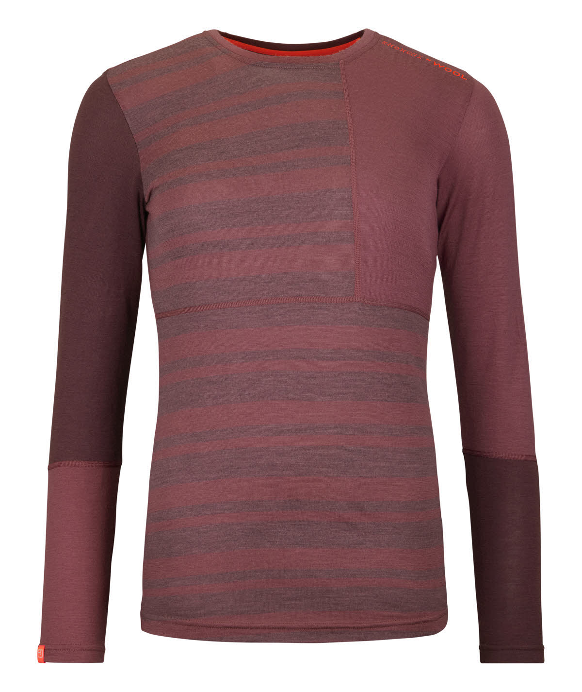 Ortovox 185 Rock´N´Wool Long Sleeve W Damen Langarm Funktionsunterwäsche rot