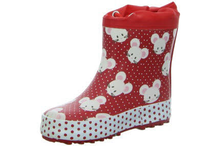 Beck Mäuschen Gummistiefel Kleinkinder Mädchen rot NEU