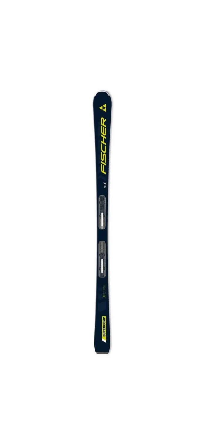 Fischer RC4 SUPERCOMP SLR + RS 10 SLR Allround Ski Fortgeschrittene 25/26 schwarz/gelb