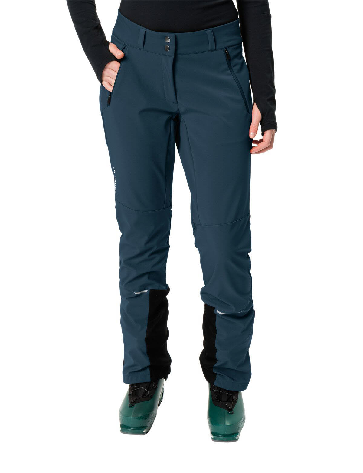 Vaude Larice Skitouren Hose Softshellhose schwarz Damen NEU