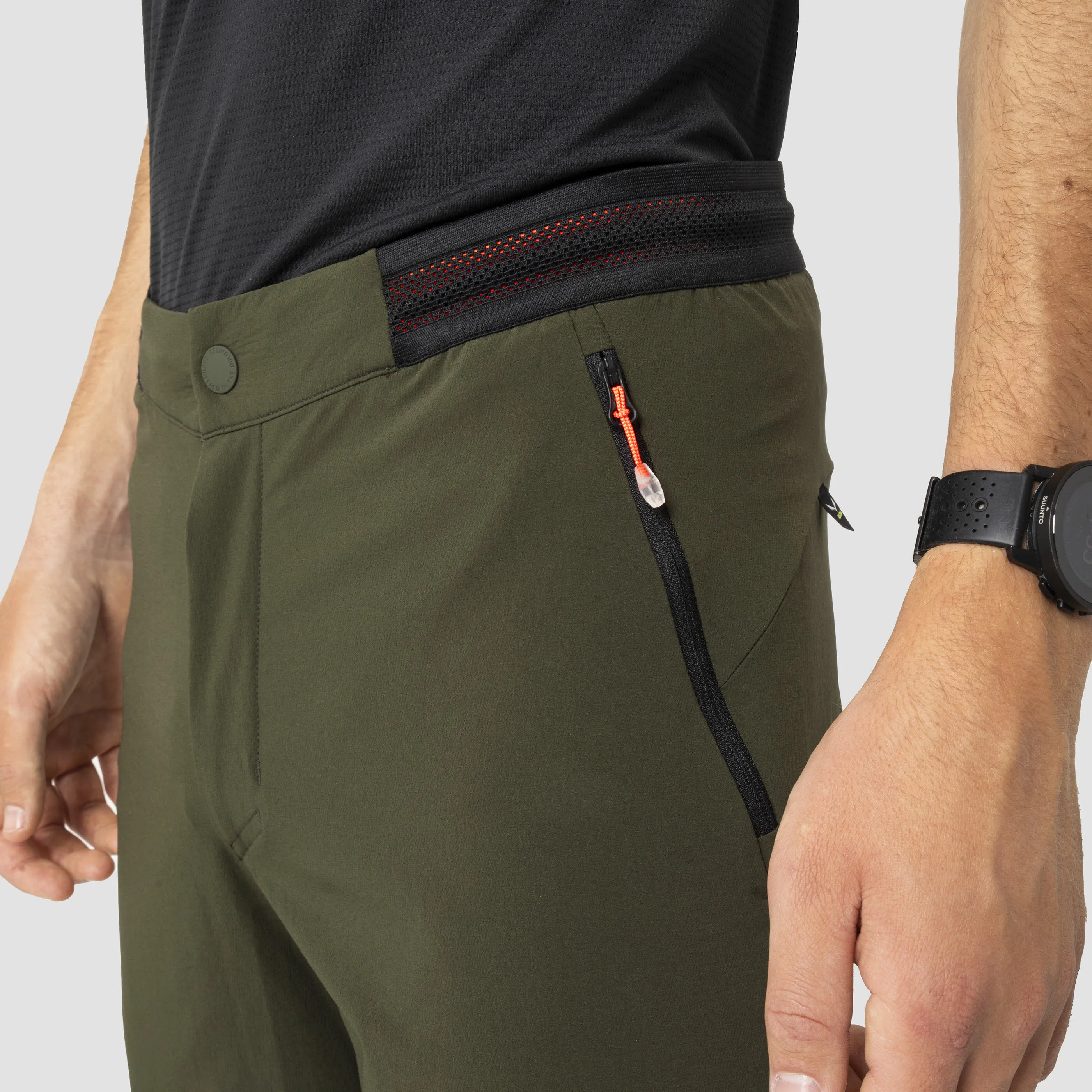 Salewa PEDROC 4 DST REG PANT M Softshellhose Wanderhose Herren dunkelgrün