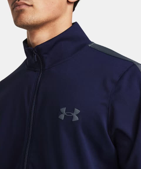 Under Armour Rival Knit Tracksuit Trainingsanzug Herren dunkelblau