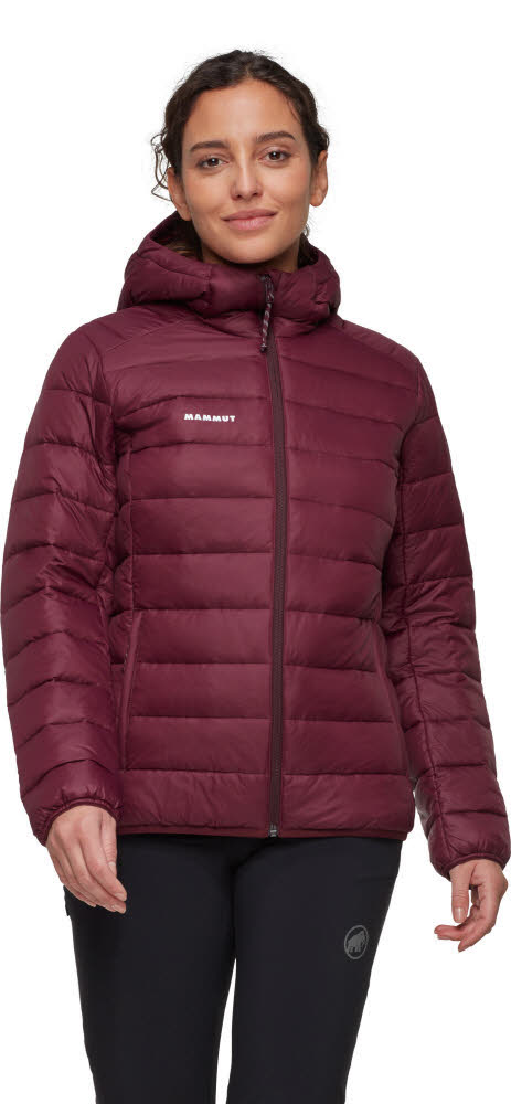 Mammut Crag IN Hooded Jacket Daunenjacke Isolationsjacke rot