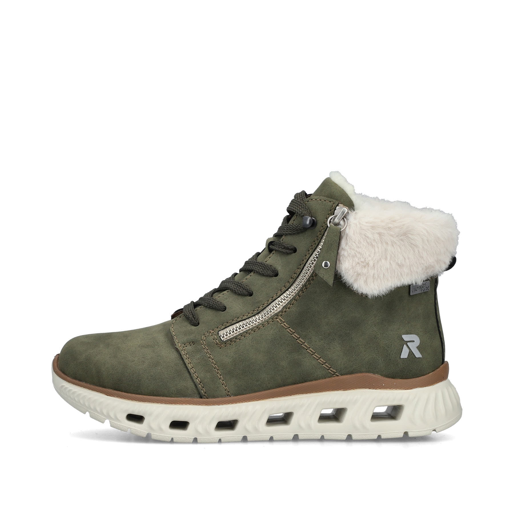 Rieker Damen Sneaker High liane/offwhite