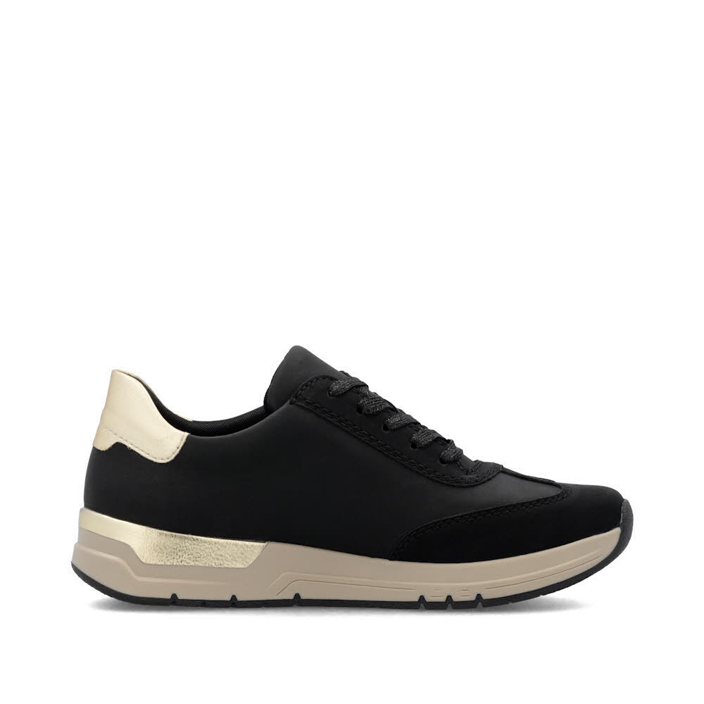 Rieker HWK Damen Halbschuhe Sneaker Low schwarz