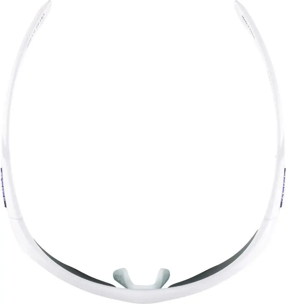 Alpina NYLOS HR Unisex Sportbrille Sonnenbrille white/purple gloss