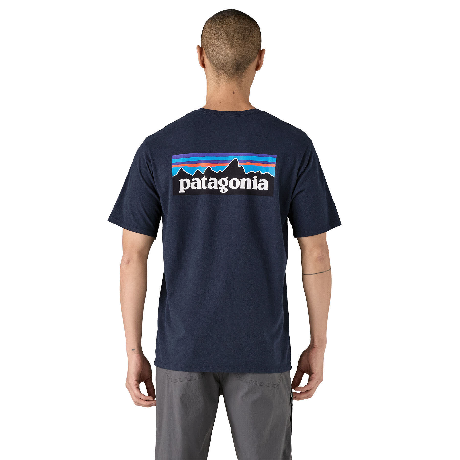 Patagonia Men's P-6 Logo Responsibili-Tee T-Shirt Herren dunkelblau