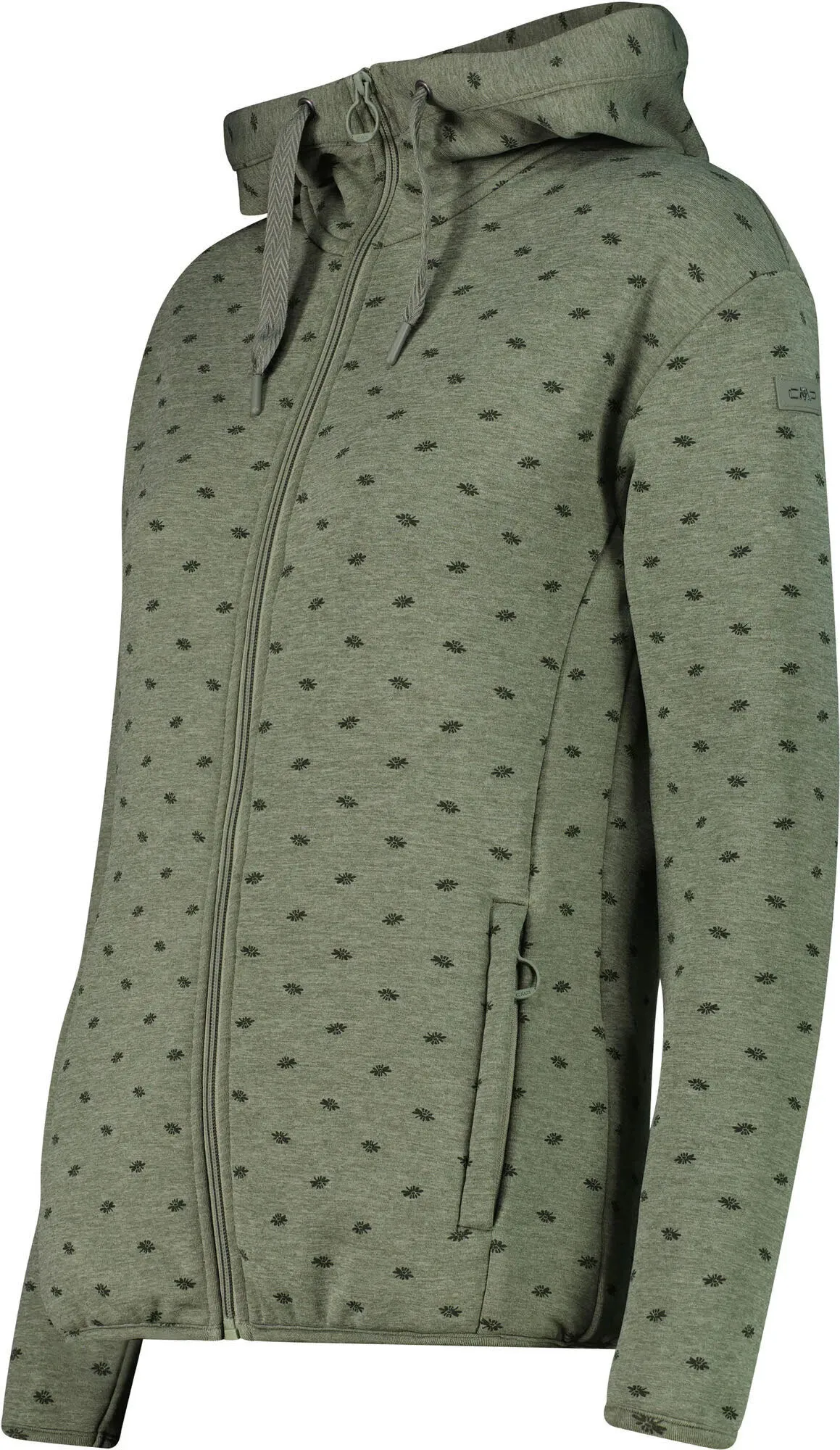 CMP WOMAN JACKET FIX HOOD Damen Freizeitjacke Outdoorjacke grün