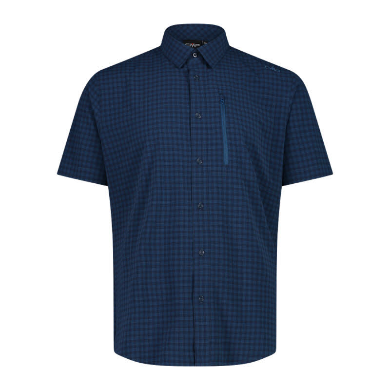 CMP MAN SHIRT Herren Hemd kurzarm Freizeithemd b.blue-ocean