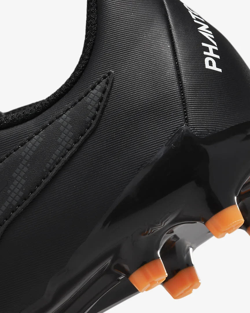 Nike JR Phantom GX Academy Jungen Fußballschuhe Schwarz Weiß Orange
