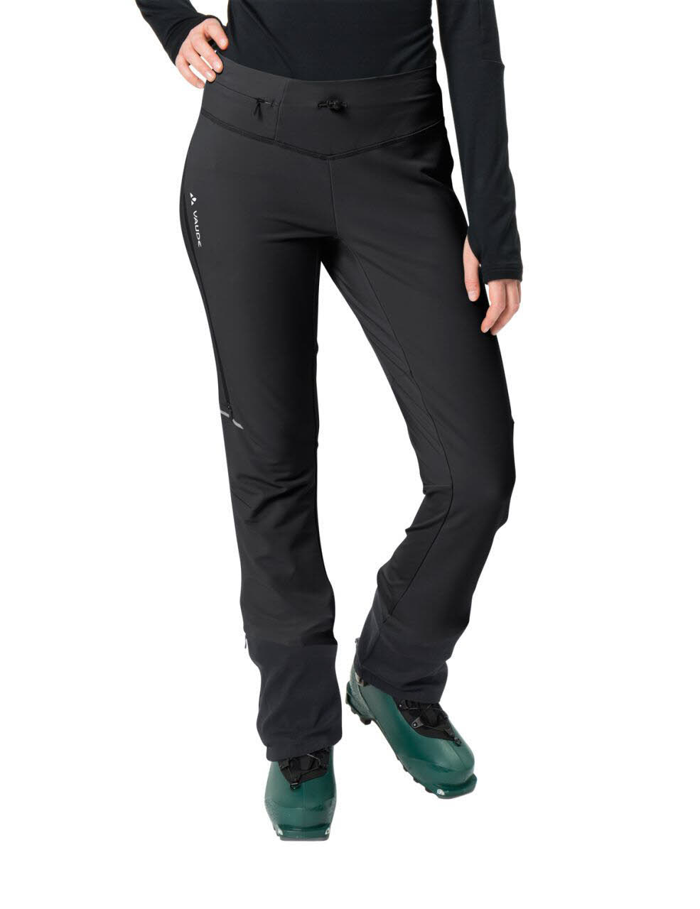 Vaude Women´s Larice Light Pants III Skitourenhose Trekkinghose Softshellhose Damen schwarz
