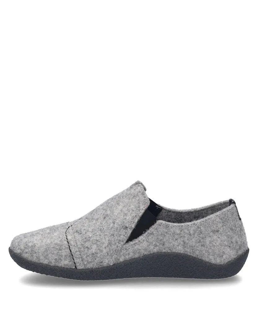 Josef Seibel Vinny 05 Damen Hausschuhe Filzschuhe hellgrau