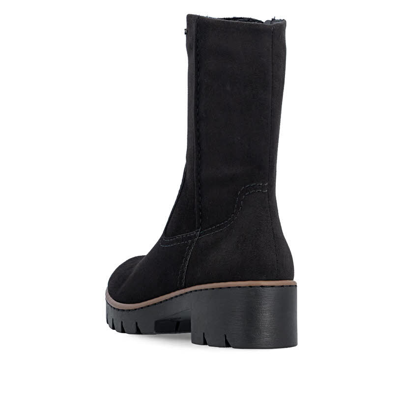 Rieker Damen Stiefeletten Kurzstiefel  schwarz