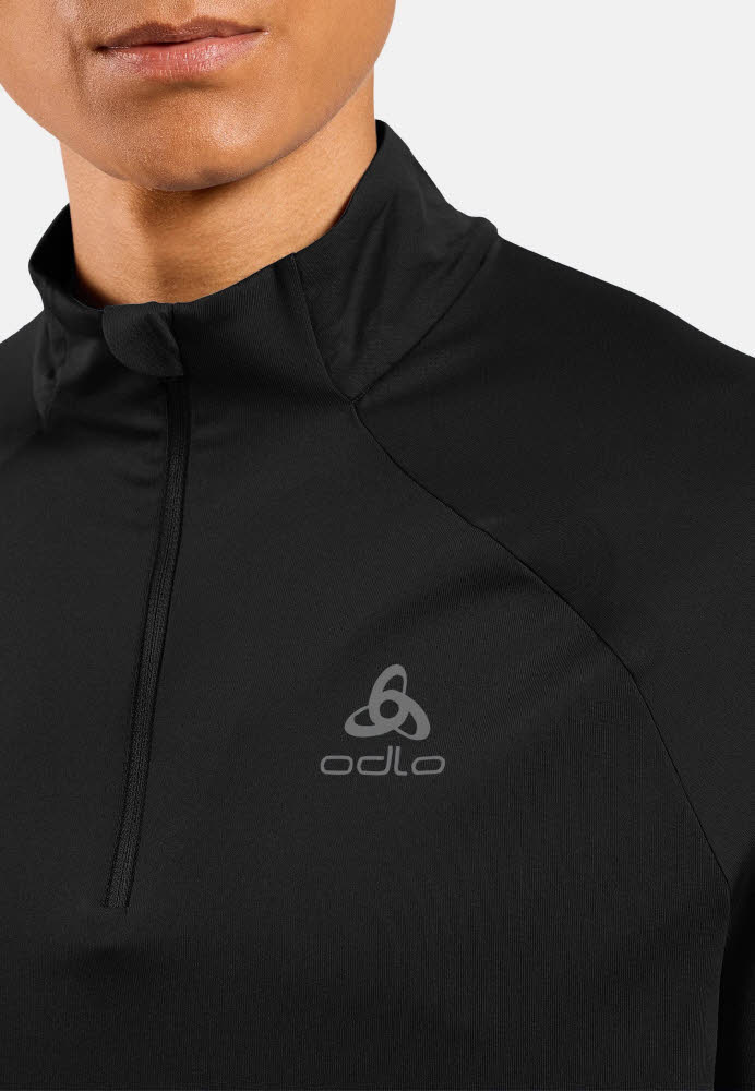 Odlo ESSENTIAL CERAMIWARM Herren Midlayer Laufoberteil schwarz