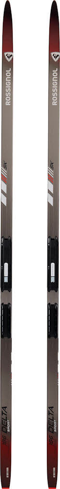 Rossignol DELTA SPORT SKATING Langlaufski inkl. Race Skate Bdg. grau