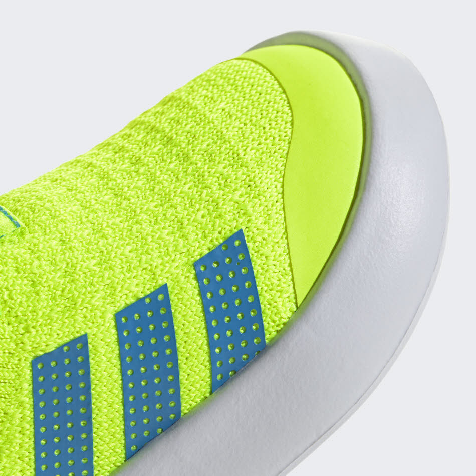 adidas Bubblecomfy Kids Schuh Kleinkind Klettverschluss-Schuh gelb/blau