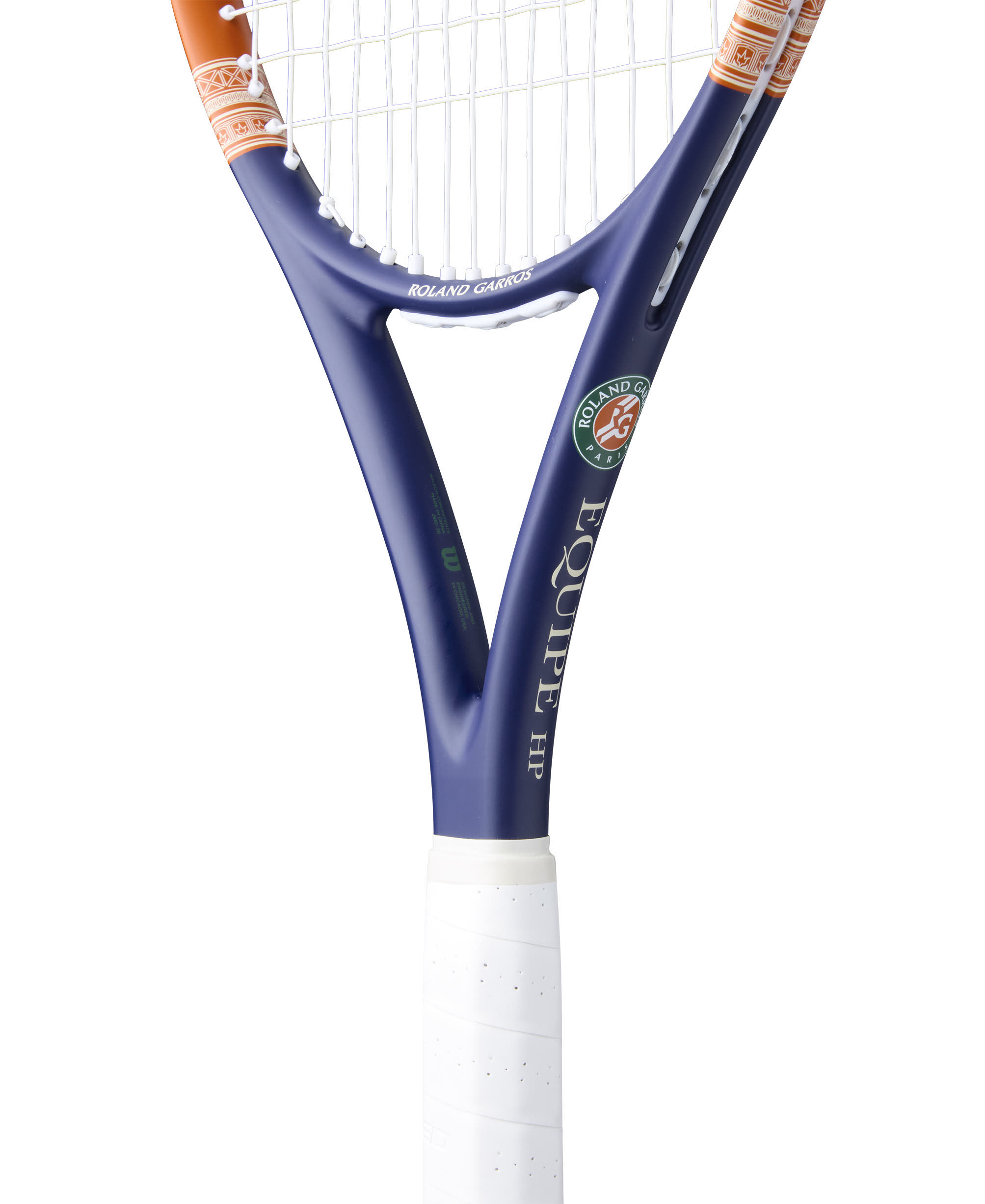 Wilson Roland-Garros 2026 Equipe HP Unisex Tennisschläger navy/orange