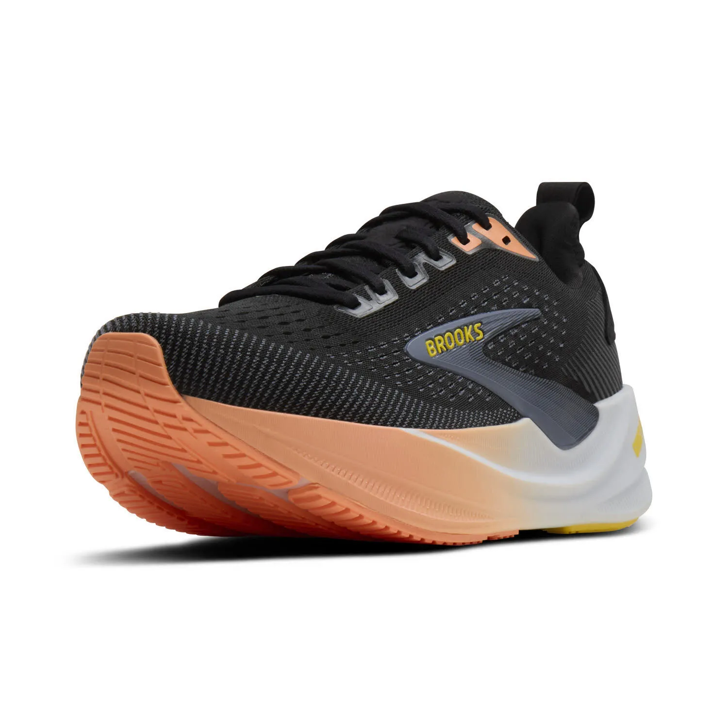 Brooks Ghost Max 4 Damen Laufschuhe Joggingschuhe schwarz/orange