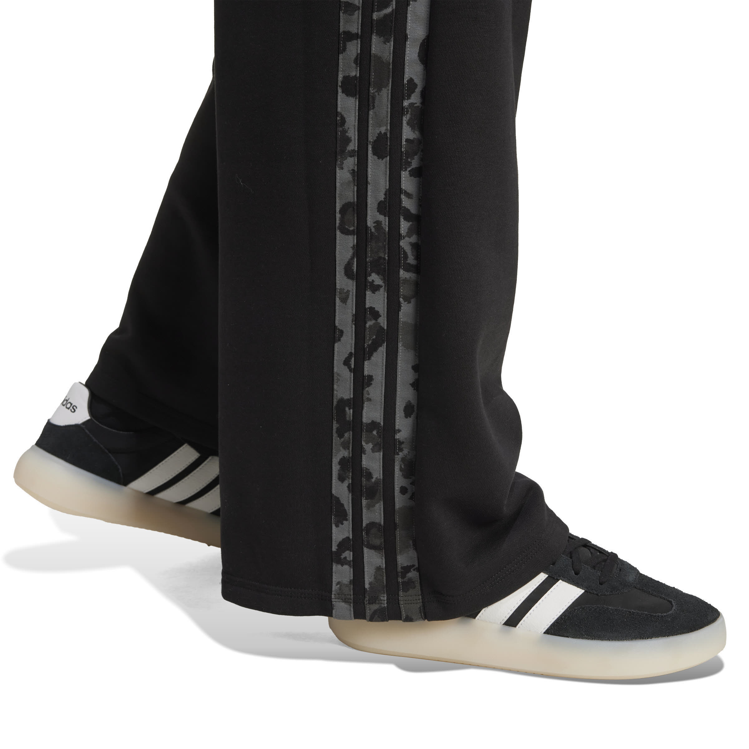 Adidas AOP FT PT Damen Jogginghose weit schwarz