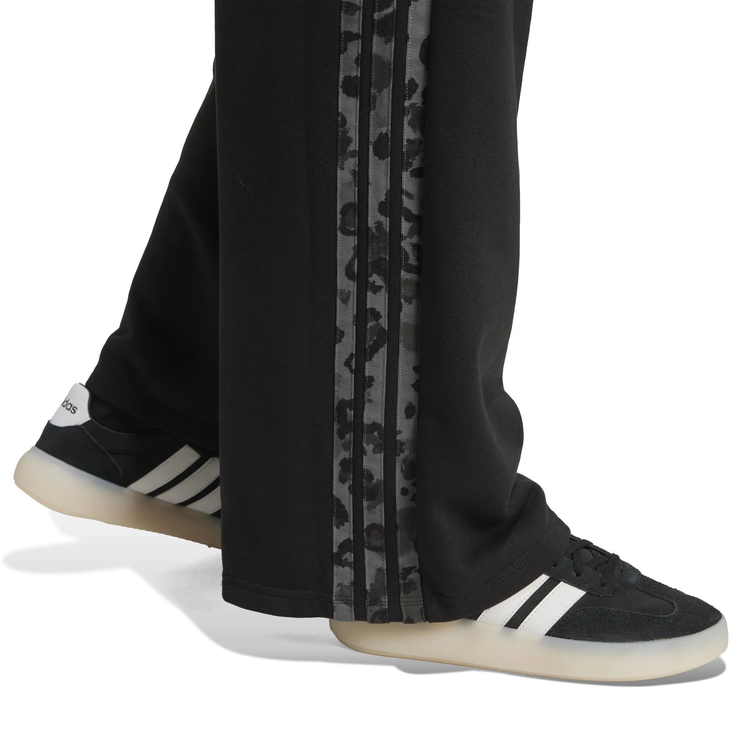 Adidas AOP FT PT Damen Jogginghose weit schwarz