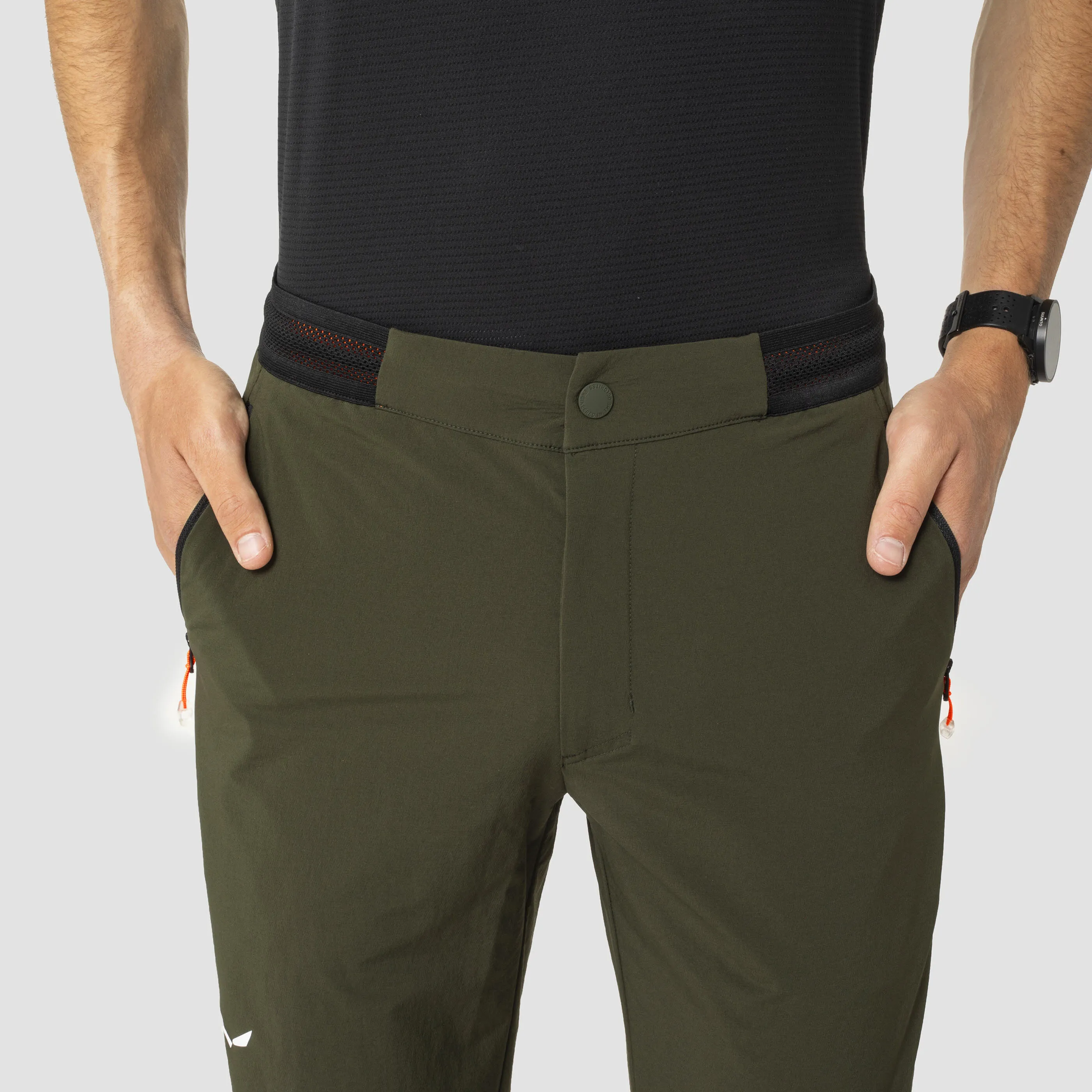 Salewa PEDROC 4 DST REG PANT M Softshellhose Wanderhose Herren dunkelgrün