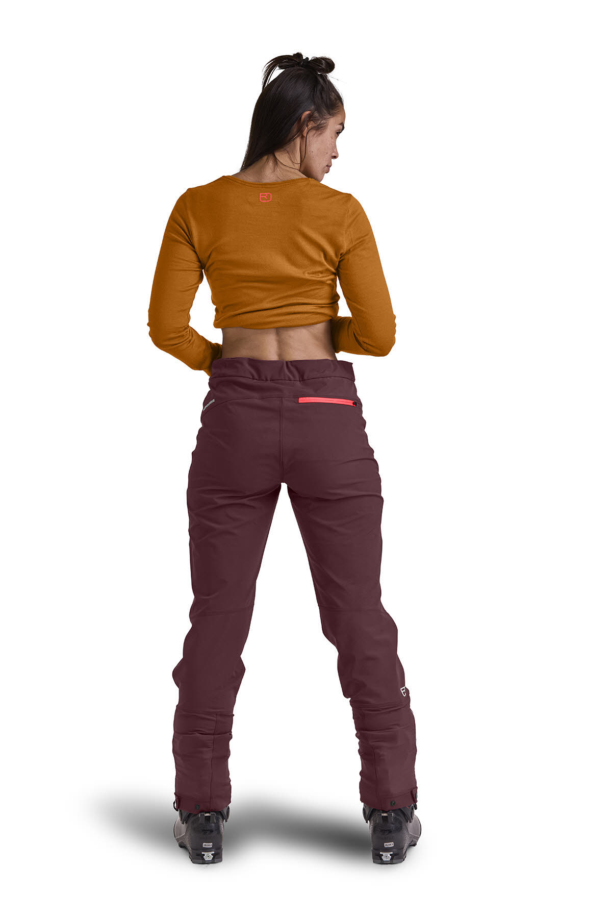 Ortovox Cevedale Pants Damen Softshell Hose Outdoor Hose rot