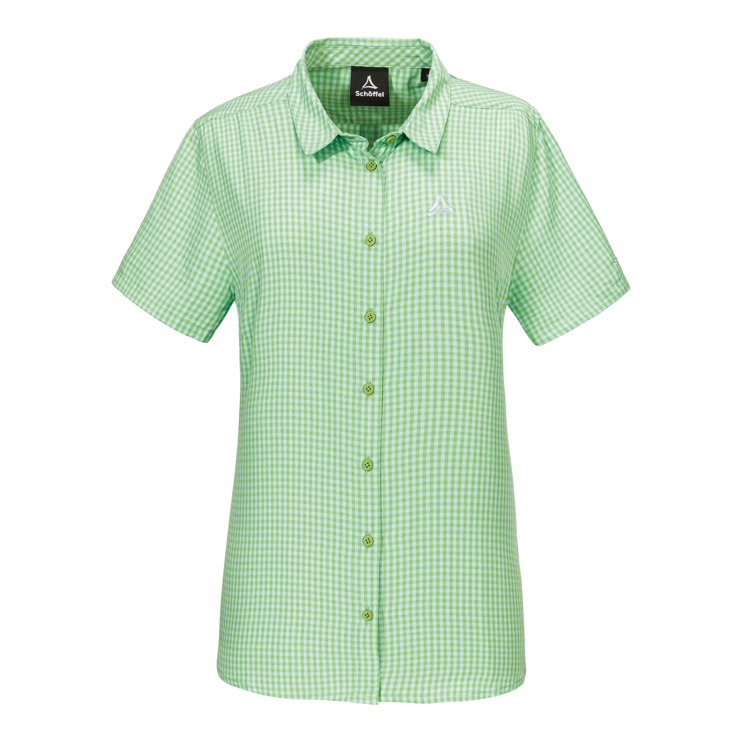 Schöffel Hiking CIRC Blouse Style Dalfoss Damen Wanderbluse Kurzarmbluse grün