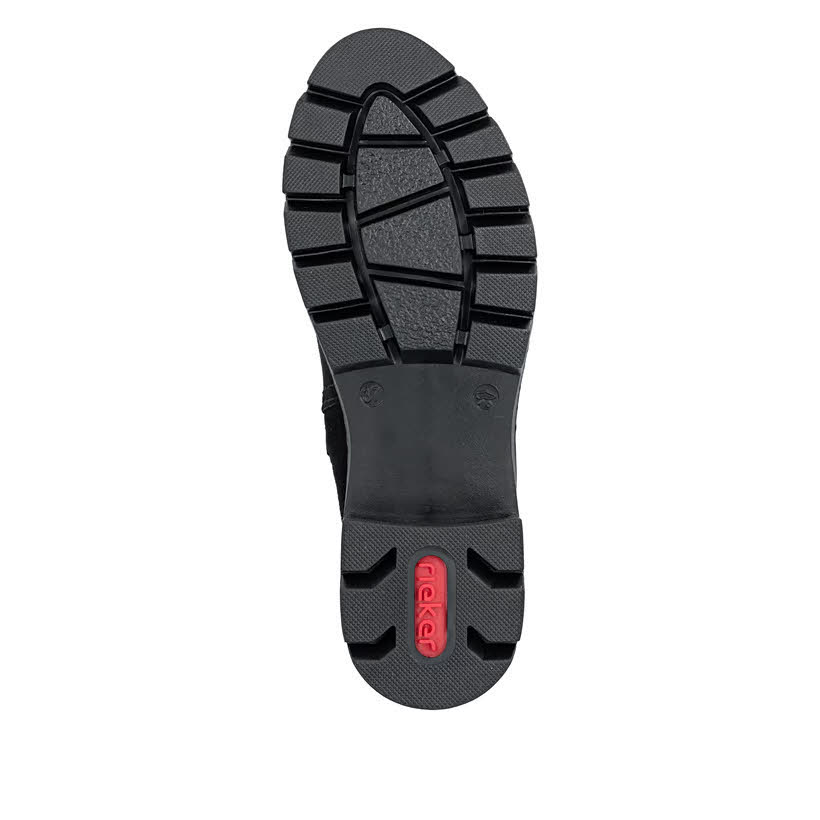 Rieker Damen Stiefeletten Kurzstiefel  schwarz