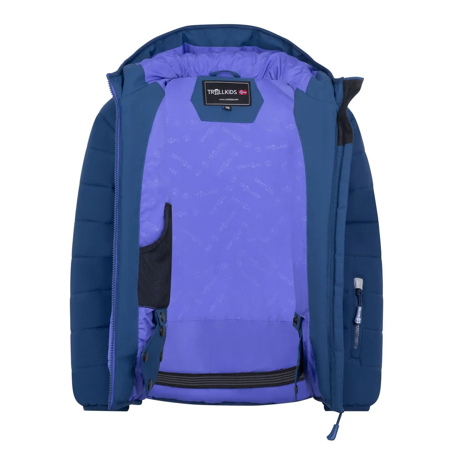 Trollkids Hafjell Snow Jacket PRO Kinder Winterjacke Skijacke Snowboardjacke blau