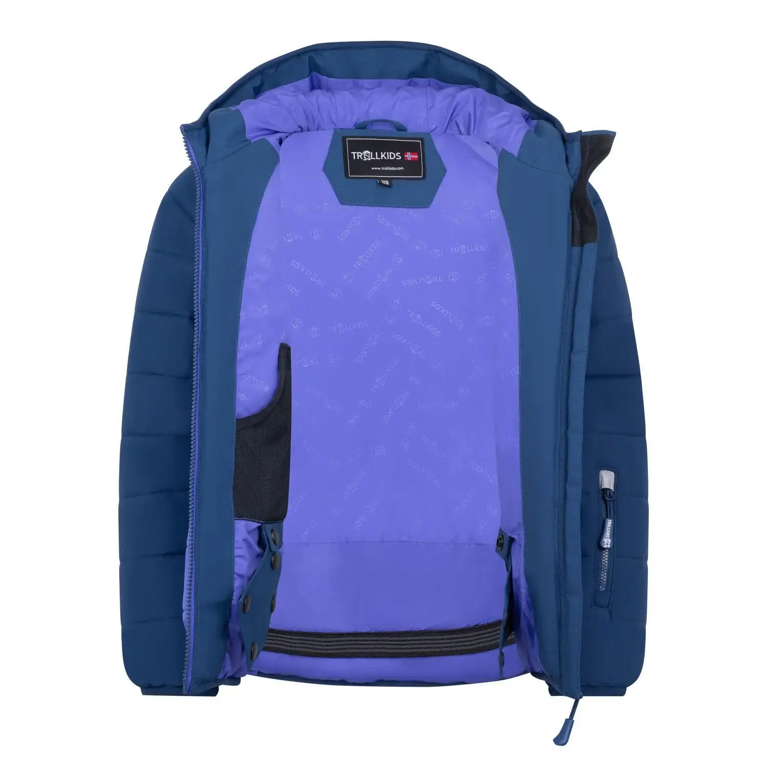 Trollkids Hafjell Snow Jacket PRO Kinder Winterjacke Skijacke Snowboardjacke blau
