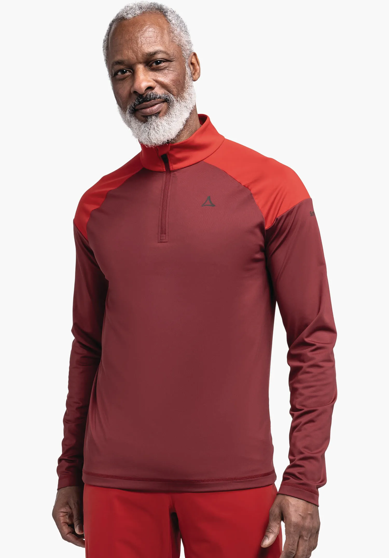 Schöffel Lenggries Herren Longsleeve Skirolli rot
