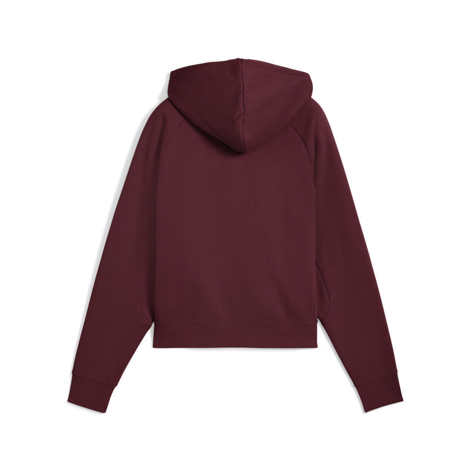 PUMA SPORT Comfort Short Hoodie FL Damen Hoodie Ruby Shimmer