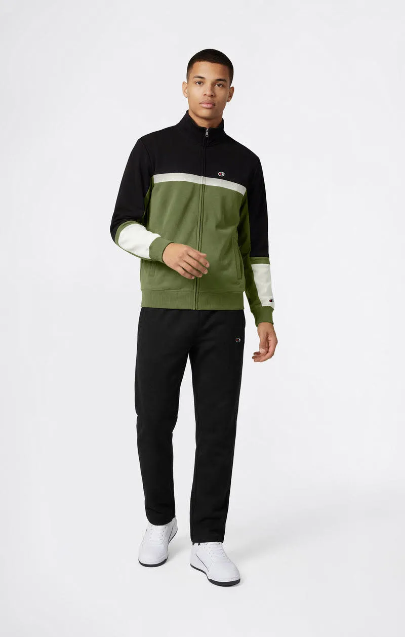 Champion Full Zip Sweat Herren Jogginganzug Trainingsanzug grün