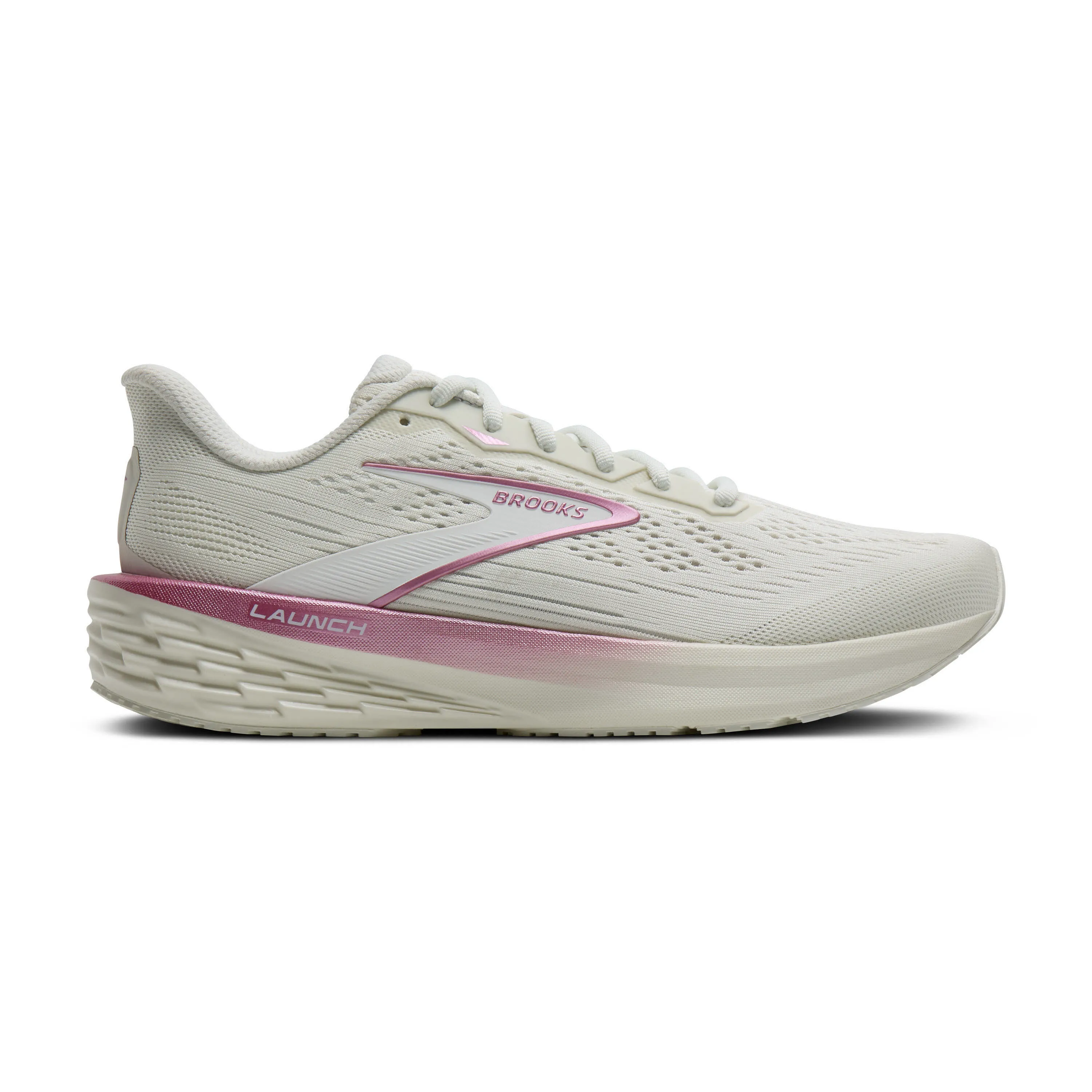 Brooks Launch 12 Laufschuhe Damen weiß/pink