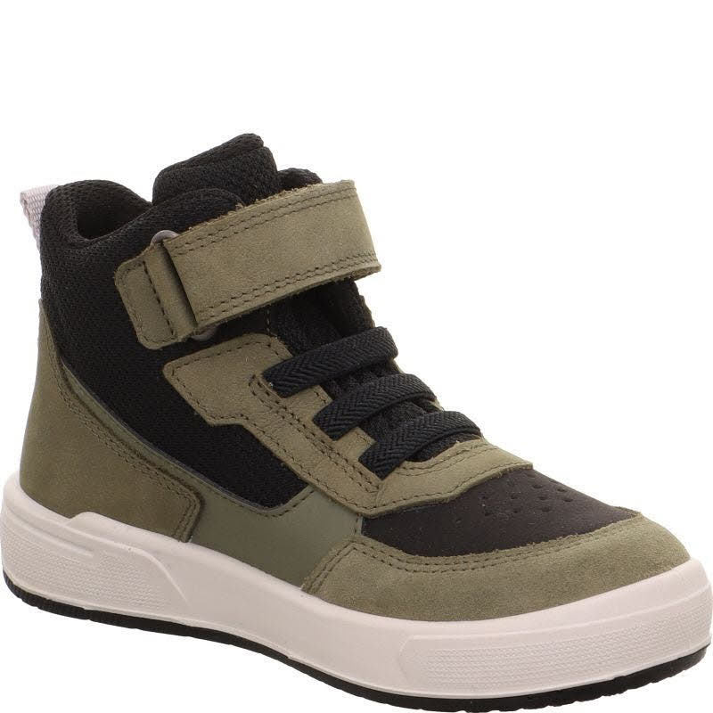 Superfit MAVERICK Kinder Sneaker High Freizeitschuhe grün/schwarz