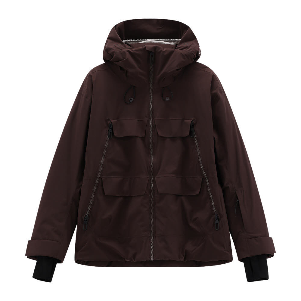 CMP WOMAN JACKET FIX HOOD Damen Skijacke Winterjacke wine