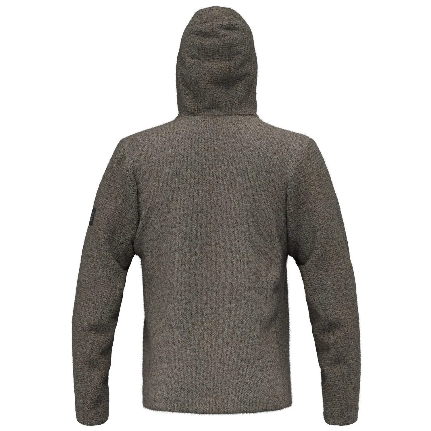 Salewa Sarner Undyed Wool Kapuzenjacke Herren Strickjacke Fleecejacke grau