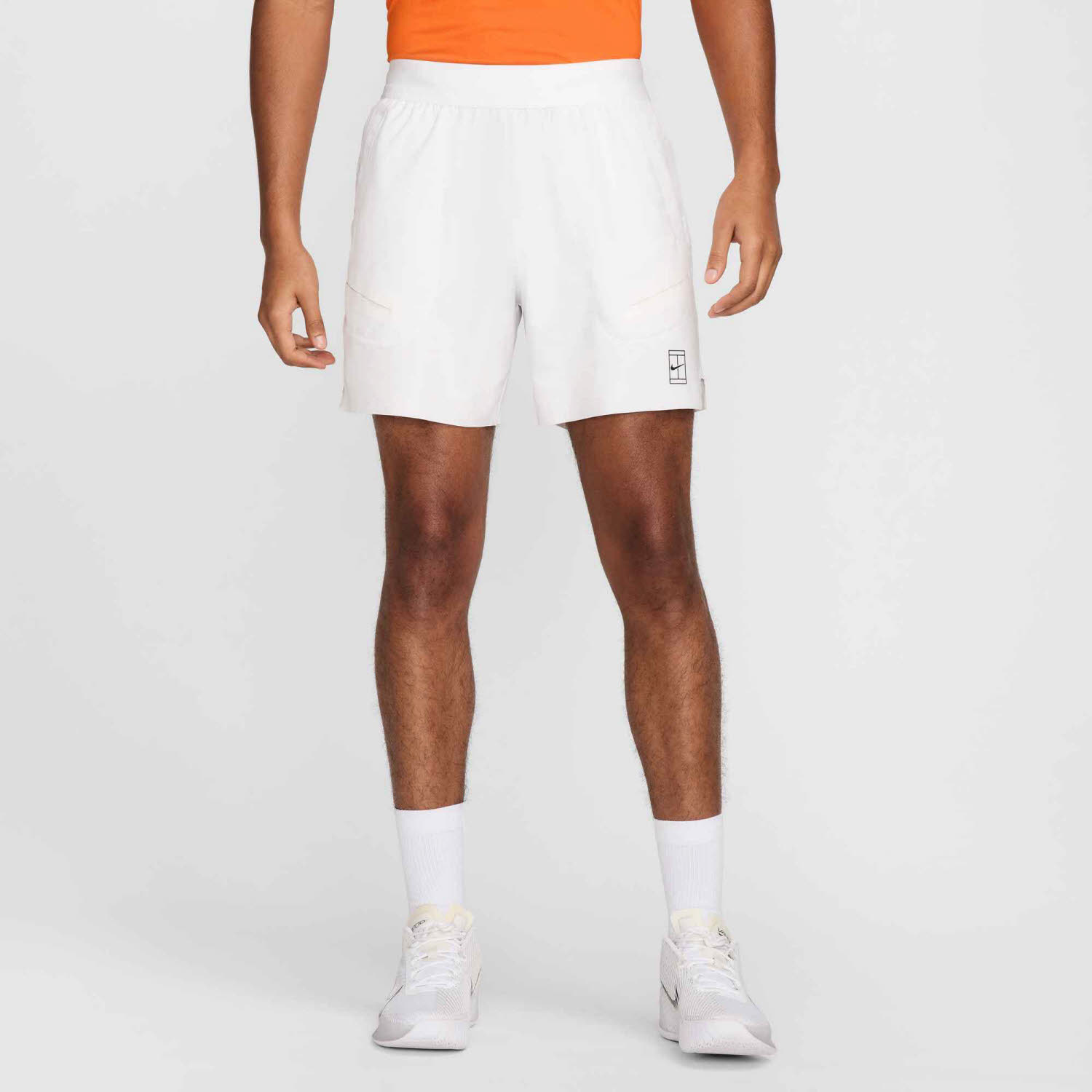 NikeCourt Advantage Men"s Dri-Fit Herren Tennisshorts weiß