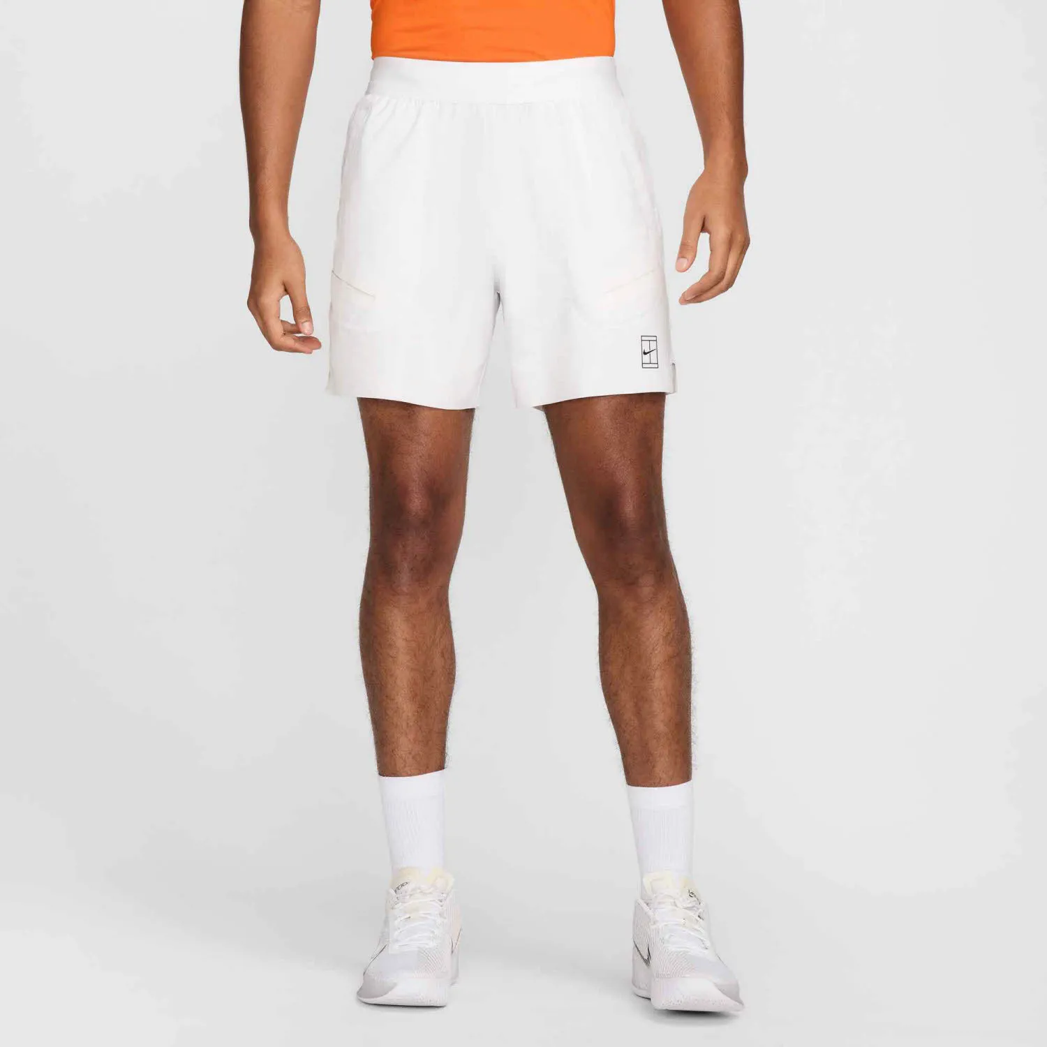 NikeCourt Advantage Men"s Dri-Fit Herren Tennisshorts weiß